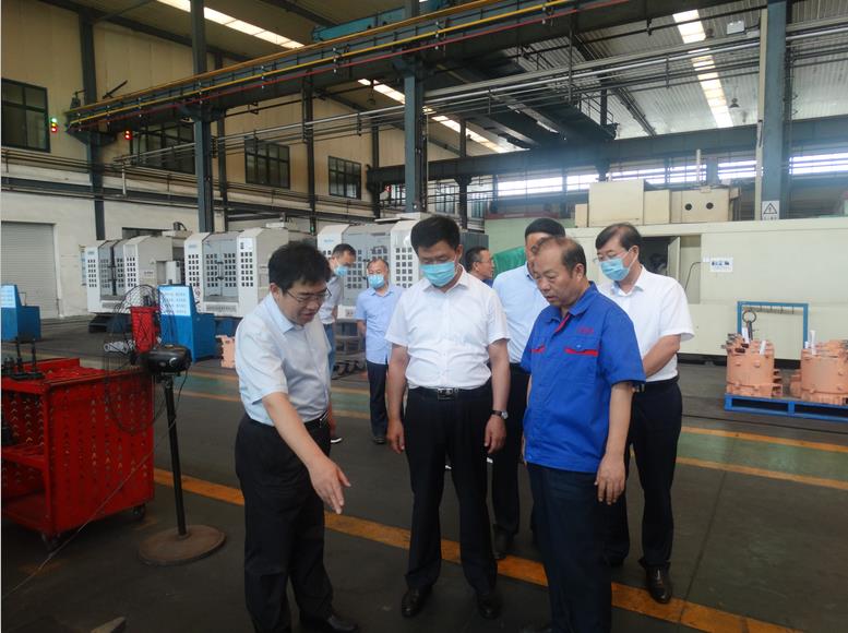 山东省工信厅领导到新泺公司调研指导工作